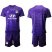 Lyon Blank Purple Goalkeeper Soccer Club Jersey