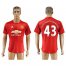 Manchester United #43 Borthwick-Jackson Red Home Soccer Club Jersey