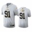 Buffalo Buffalo Bills #91 Ed Oliver Mens Nike White Golden Edition Vapor Limited NFL 100 Jersey
