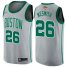 Nike Boston Celtics #26 Aaron Nesmith Gray 2022 NBA Finals Swingman City Edition Jersey Mens