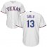 Texas Rangers #13 Joey Gallo White Cool Base Stitched Youth MLB Jersey