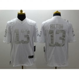 Nike Indianapolis Colts #13 T.Y. Hilton White Mens Stitched NFL Limited Platinum Jersey