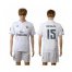 Real Madrid #15 Carvajal White Home Soccer Club Jersey