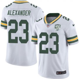 Nike Green Bay Packers #23 Jaire Alexander White Mens 100th Season Stitched NFL Vapor Untouchable Limited Jersey