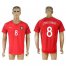 Portugal #8 J.Moutinho Home Soccer Country Jersey