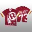 NFL Washington Football Team #73 Chase Roullier Red Mens Mitchell & Nell Big Face Fashion Limited NFL Jersey