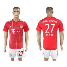 Bayern Munchen #27 Alaba Home Soccer Club Jersey