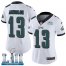 Nike Philadelphia Eagles #13 Nelson Agholor White Super Bowl LII Womens Stitched NFL Vapor Untouchable Limited Jersey