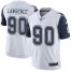 Nike Dallas Cowboys #90 Demarcus Lawrence White Mens Stitched NFL Limited Rush Jersey