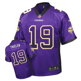 Nike Minnesota Vikings #19 Adam Thielen Purple Team Color Youth Stitched NFL Elite Drift Fashion Jersey