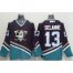 Anaheim Ducks #13 Teemu Selanne Purple/Turquoise CCM Throwback Stitched NHL Jersey