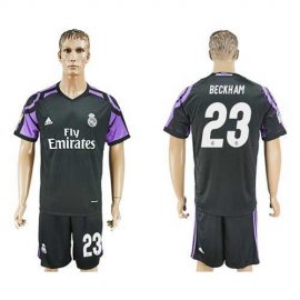 Real Madrid #23 Beckham Sec Away Soccer Club Jersey