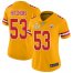 Nike Kansas City Chiefs #53 Anthony Hitchens Gold Womens Super Bowl LV Bound Stitched NFL Limited Inverted Legend Jersey