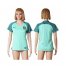 Womens Portugal Blank Away Soccer Country Jersey