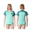 Womens Portugal Blank Away Soccer Country Jersey