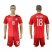 Danmark #18 Jorgensen Red Home Soccer Country Jersey