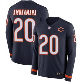 Nike Chicago Bears #20 Prince Amukamara Navy Blue Team Color Youth Stitched NFL Limited Therma Long Sleeve Jersey