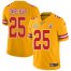 Nike Kansas City Chiefs #25 Clyde Edwards-Helaire Gold Youth Super Bowl LV Bound Stitched NFL Limited Inverted Legend Jersey