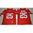 Ohio State Buckeyes #25 Mike Weber Jr. Red Stitched NCAA Jersey
