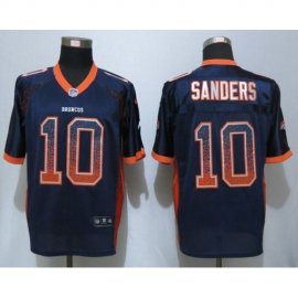 Nike Denver Broncos #10 Emmanuel Sanders Navy Blue Alternate Mens Stitched NFL Elite Drift Fashion Jersey