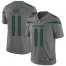 Nike New York Jets #11 Denzel Mim Gray Mens Stitched NFL Limited Inverted Legend Jersey
