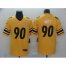 Nike Pittsburgh Steelers #90 T. J. Watt Gold Mens Stitched NFL Limited Inverted Legend Jersey
