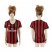 Womens AC Milan Blank Home Soccer Club Jersey