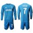 Juventus #7 Ronaldo Third Long Sleeves Soccer Club Jersey