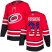 Adidas Carolina Hurricanes #31 Anton Forsberg Red Home Authentic USA Flag Stitched Youth NHL Jersey