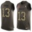 Nike Tampa Bay Buccaneers #13 Mike Evans Green Mens Stitched NFL Limited Salute To Service Tank Top Jersey