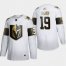 Vegas Golden Knights #19 Reilly Smith Mens Adidas White Golden Edition Limited Stitched NHL Jersey