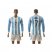 Argentina #7 Dybala Home Long Sleeves Soccer Country Jersey