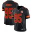 Nike Kansas City Chiefs #95 Chris Jones Black Youth Stitched NFL Limited Rush Jersey