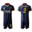 Roma #2 Zappacosta Third Soccer Club Jersey