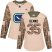 Adidas Vancouver Canucks #35 Thatcher Demko Camo Authentic 2017 Veterans Day Womens Stitched NHL Jersey
