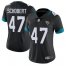 Nike Jacksonville Jaguars #47 Joe Schobert Black Team Color Womens Stitched NFL Vapor Untouchable Limited Jersey