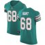 Nike Miami Dolphins #68 Robert Hunt Aqua Green Alternate Mens Stitched NFL New Elite Jersey