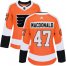 Adidas Philadelphia Flyers #47 Andrew MacDonald Orange Home Authentic Womens Stitched NHL Jersey