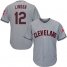 Cleveland Indians #12 Francisco Lindor Grey Road Stitched Youth MLB Jersey