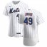 New York Mets #49 Ariel Jurado Mens Nike White Home 2020 Authentic Player MLB Jersey