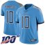 Nike Tennessee Titans #10 Adam Humphries Light Blue Alternate Mens Stitched NFL 100th Season Vapor Limited Jersey