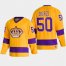 Adidas Los Angeles Kings #50 Sean Durzi Team Classics Gold Mens NHL 2022 Throwback Jersey Mens