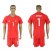 Colombia #1 Ospina Red Goalkeeper Soccer Country Jersey