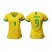 Womens Brazil #9 Ronalno Home Soccer Country Jersey