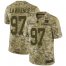 Nike New York Giants #97 Dexter Lawrence Camo Mens Stitched NFL Limited 2018 Salute To Service Jersey