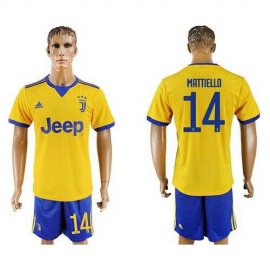 Juventus #14 Mattiello Away Soccer Club Jersey