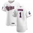 Minnesota Twins #1 Nick Gordon Mens Nike White Home 2020 60th Season Authentic Team MLB Jersey