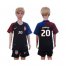 USA #20 Cameron Away Kid Soccer Country Jersey