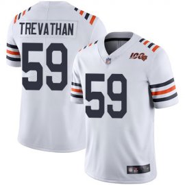 Nike Chicago Bears #59 Danny Trevathan White Alternate Mens Stitched NFL Vapor Untouchable Limited 100th Season Jersey