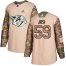Adidas Nashville Predators #59 Roman Josi Camo Authentic 2017 Veterans Day Stitched NHL Jersey